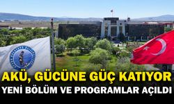 AKÜ Yeni Birim, Bölüm ve Programlarla Gücüne Güç Katıyor