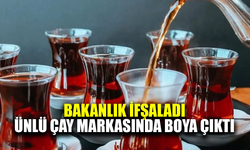 Ünlü çay markasının içinde boya çıktı