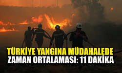 Türkiye yangına müdahalede zaman ortalaması: 11 dakika