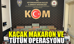 Kaçak makaron ve kaçak tütün operasyonu