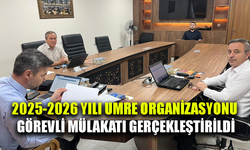 2025-2026 Yılı Umre Organizasyonu Görevli Mülakatı gerçekleştirildi