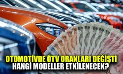 Otomotivde ÖTV oranları güncellendi