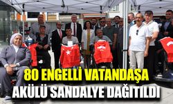 Afyonkarahisar'da 80 adet akülü sandalye dağıtıldı