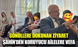 Turgay Şahin'den koruyucu ailelere anlamlı ziyaret