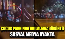 Çocuk parkında hijyen skandalı tepki çekti