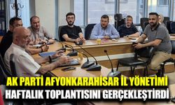 AK Parti’de haftalık değerlendirme toplantısı gerçekleştirildi