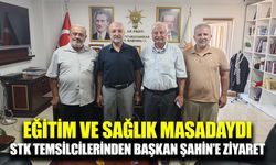 STK temsilcilerinden AK Parti İl Başkanı Şahin’e ziyaret