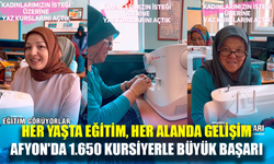 Afyonkarahisar’da hayat boyu öğrenme kültürü güçleniyor