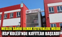 RSP Teknik Koleji’nde yeni kayıt dönemi başladı