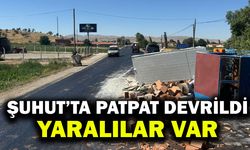 Şuhut’ta Patpat Devrildi