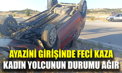 Afyonkarahisar’da yaşanan feci kazada 1’i ağır 3 kişi yaralandı