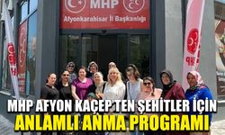 MHP Afyon KAÇEP’ten şehitler için anlamlı anma programı
