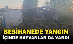 3 kamyon saman yandı