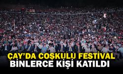 Çay’da Vişne ve Eber Sarısı Festivali Coşkusu