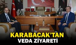 Karabacak’tan Sağlık Müdürü Öztürk’e Veda Ziyareti
