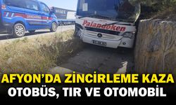 Yolcu otobüsünün de karıştığı zincirleme kazada 7 kişi yaralandı