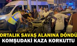 Eskişehir'de yaşanan kazada ortalık savaş alanına döndü