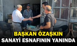 Başkan Özaşkın Sanayi Esnafıyla Buluştu: “Her Zaman Yanınızdayız”