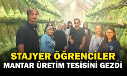 Stajyer Öğrencilerle Mantar Üretim Tesislerine Teknik Gezi Düzenlendi