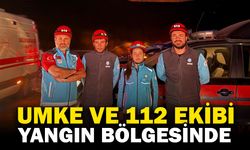 UMKE ve 112 Acil Sağlık Ekipleri Orman Yangını Bölgesinde