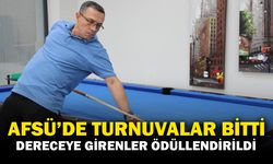 AFSÜ Personel Turnuvaları Tamamlandı: Spor, Sosyal Etkileşimi Güçlendirdi