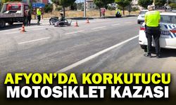 Afyonkarahisar’ın Şuhut İlçesinde Motosiklet Kazası