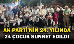 AK Parti Afyon’dan 24.Yıla 24 Çocuğa Sünnet Şöleni