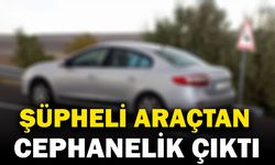 Şüpheli araçta 4 ruhsatsız tabanca ele geçirildi
