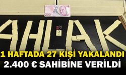 Afyonkarahisar'da Suç ve Suçlulara Geçit Yok: 1 Haftada 27 Aranan Şahıs Yakalandı