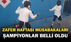 Zafer Haftası Eskrim İl Birinciliği Tamamlandı
