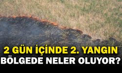 Eber Gölü'nde 2 gün içerisinde 2’nci yangın