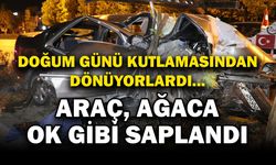 Doğum günü kutlamasından dönüyorlardı...