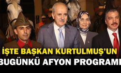 TBMM Başkanı Numan Kurtulmuş Zafer Haftası İçin Afyonkarahisar’da
