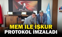 İl Milli Eğitim Müdürlüğü ile İŞKUR arasında protokol