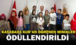 Gömü kasabasında Kur’an-ı Kerim’e geçen başarılı öğrencilere ödül verildi