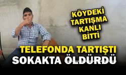 Telefonda tartıştığı kişiyi sokak ortasında *ldürdü