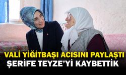 Vali Yiğitbaşı, Şerife Teyzeyi Rahmetle Andı