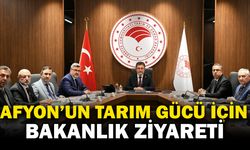 Afyonkarahisar Heyetinden Tarım ve Orman Bakanı’na Ziyaret