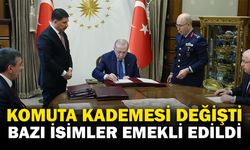 Cumhurbaşkanı Erdoğan YAŞ kararlarını imzaladı. Komuta kademesi değişti