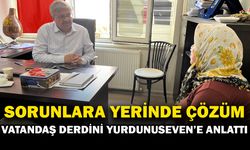 Vatandaş Derdini Yurdunuseven'e Anlattı