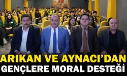 Kaymakam Arıkan ve Başkan Aynacı’dan Fen Lisesi Öğrencilerine Moral Desteği