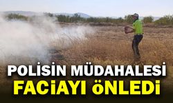 Tarladaki Yangın Büyümeden Söndürüldü