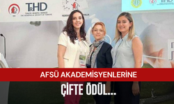 AFSÜ Akademisyenlerine Hemofili Kongresi’nden Çifte Ödül