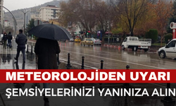 Meteoroloji’den Kuvvetli Yağış Uyarısı