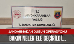 Afyonkarahisar’da Jandarmadan Silah ve Uyuşturucu Operasyonu