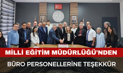 İSG ve Özel Öğretim Bürosu personeline teşekkür belgesi verildi