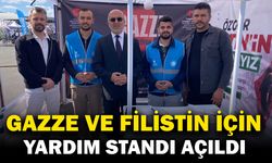GastroAfyon’da Gazze ve Filistin İçin Yardım Standı Açıldı