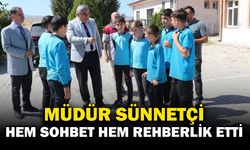 Sünnetci öğrencilere rehberlik ve yönlendirmelerde bulundu