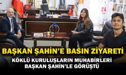 Yerel Basından AK Parti İl Başkanı Şahin’e Ziyaret