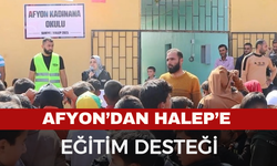 Suriye Halep’te Afyon Kadınana Okulu Eğitime Başladı